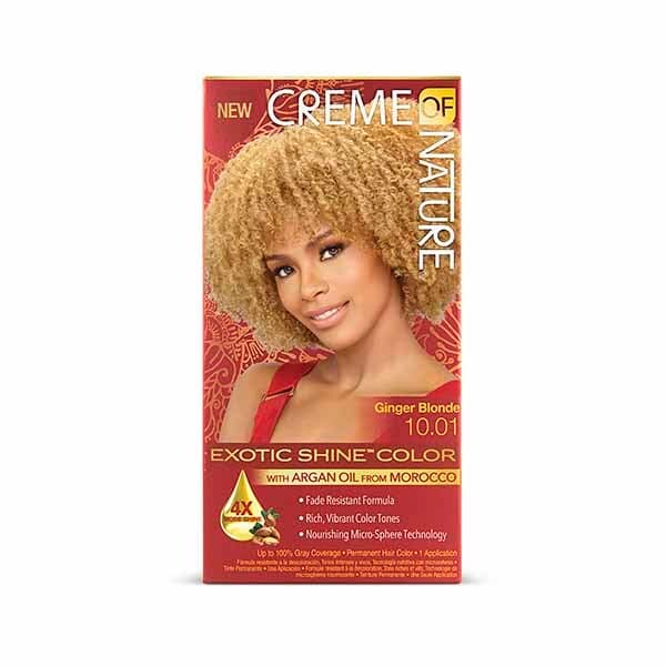 Crème Of Nature Exotic Shine Hair Color 10.1 Ginger Blonde