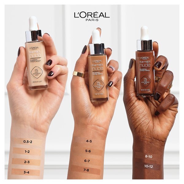 L'Oréal Paris True Match Nude Tinted Serum 8-10 Deep