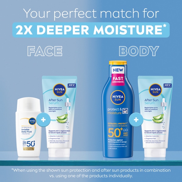 Nivea Sun After Sun Serum For Face And Body 100Ml