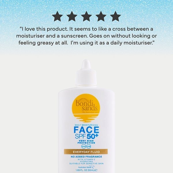 Bondi Sands Spf 50+ Fragrance Free Face Fluid 50Ml