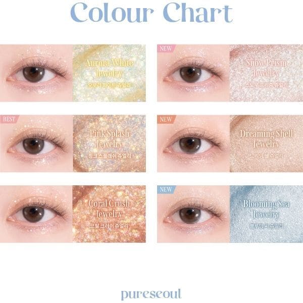 Milktouch Fairy Jewel Eye Glitter #Blooming Sea Jewelry