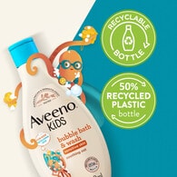 Aveeno Kids Bubble Bath & Wash 250Ml