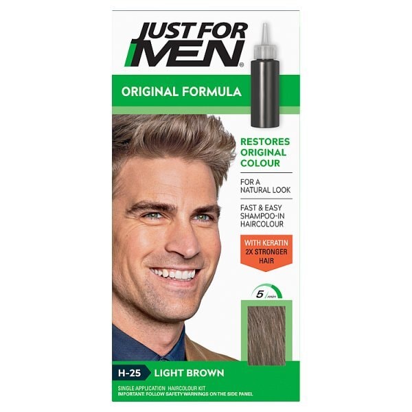 Just For Men Shampoo-In Haircolour Natural Light Brown H-25