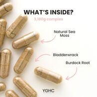 Your Good Health Co Sea Moss Capsules High Strength 3180mg