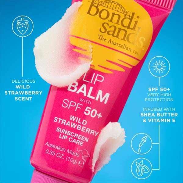 Bondi Sands Spf 50+ Lip Balm Strawberry 10G