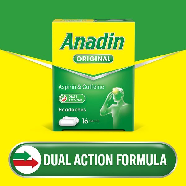 Anadin Original Pain Relief 16 Tablets