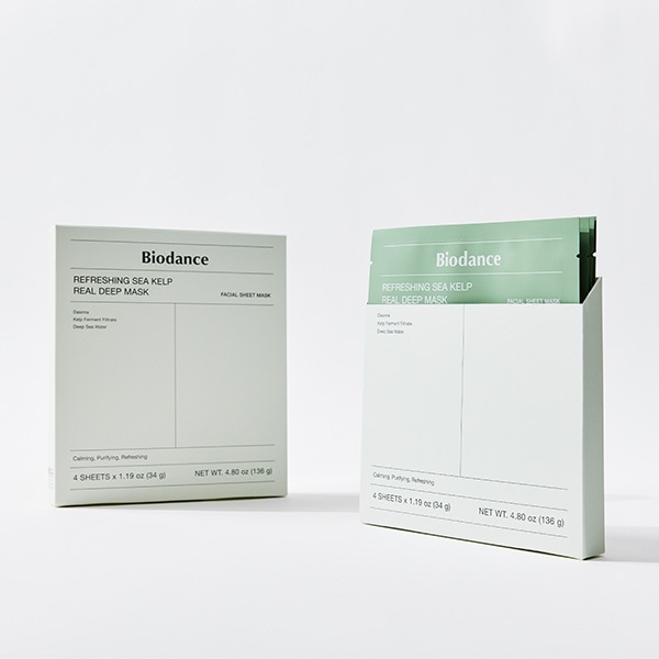 Biodance Refreshing Sea Kelp Real Deep Mask 34G*4Ea