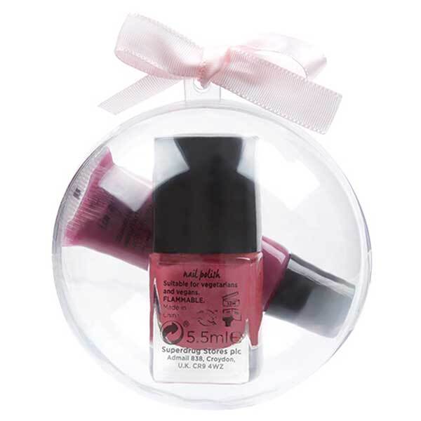 DNR Superdrug Flutter Bauble Nail and Lip Gloss