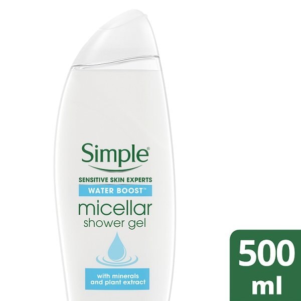 Simple Micellar Water Shower Gel 500ml