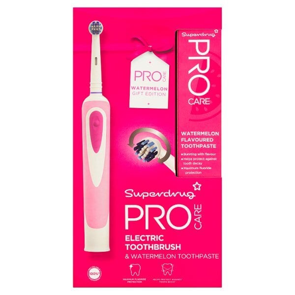 Procare Pink Handle Watermelon Toothpaste Gift Set