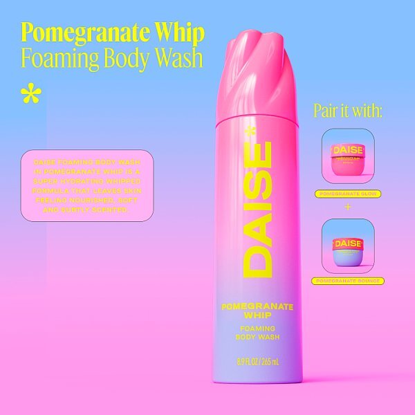Daise Foaming Body Wash Pomegranate 265 Ml