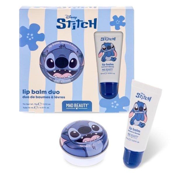 Disney Stitch Happy Days Lip Balm Duo Gift Set