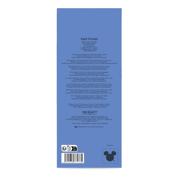 Mad Beauty Disney Stitch Moon & Stars Hair Brush