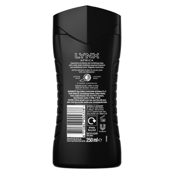 Lynx Africa Shower Gel 250ml