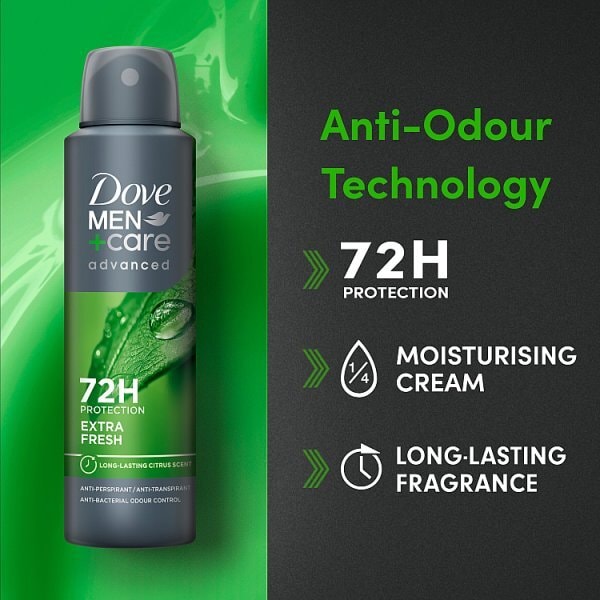 Dove Men+Care Advanced Extra Fresh Anti-Perspirant Aerosol 150 ml