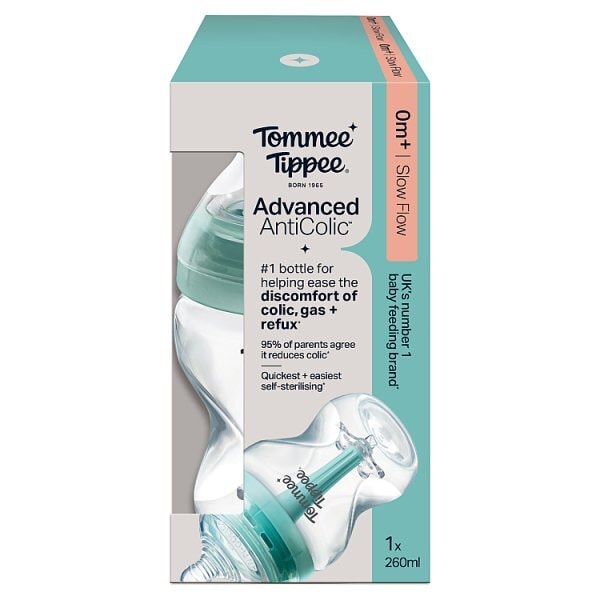 Tommee Tippee Advanced Anti-Colic Baby Bottle, 1X 260Ml