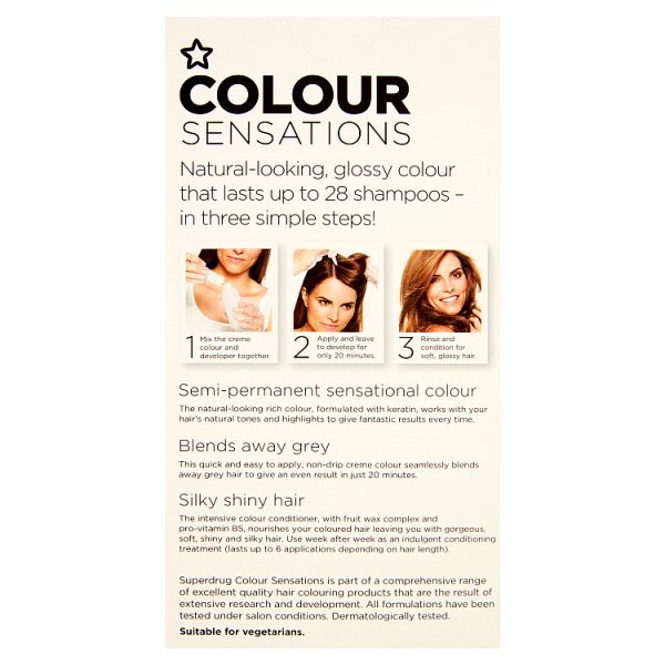 DNR Colour Sensations Semi Permanent Hair Dye Black 2.0