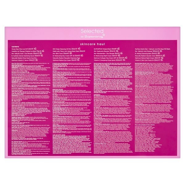 Superdrug Skincare Haul Box