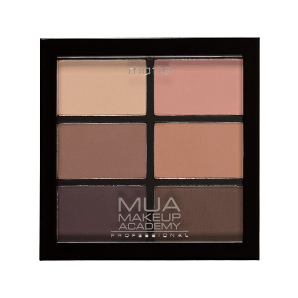 MUA Professional 6 Shade Palette Soft Suedes