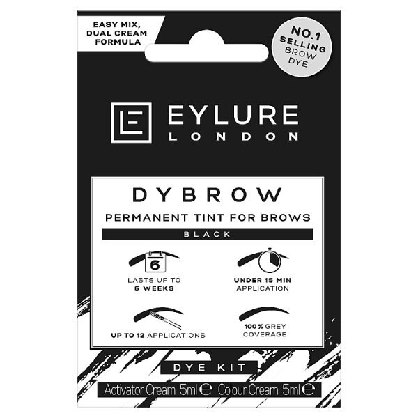 Eylure Dybrow - Black - Permanent Eyebrow Tint 5ml