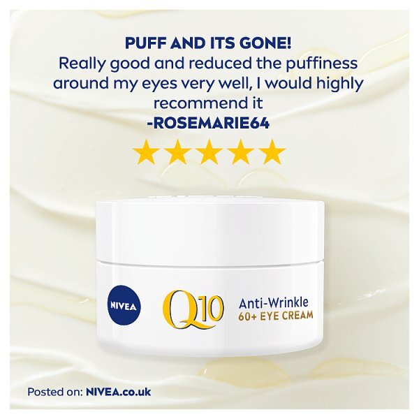 NIVEA Q10 60+ Anti-Wrinkle & Anti-Puffiness Eye Cream 20ml