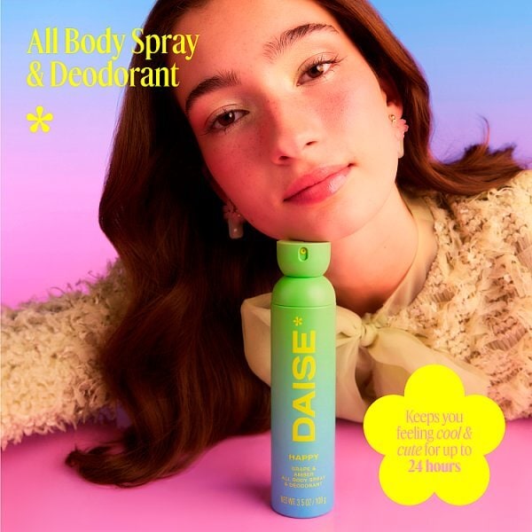 Daise All Body Spray & Deodorant Happy 120ml