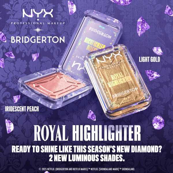 Nyx Professional Makeup X Bridgerton Royal Highlighter Gold