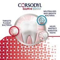 Corsodyl Gum+ Breath & Sensitivity Toothpaste 75Ml