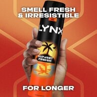 Lynx Deodorant Bodyspray Aerosol Sunset Fresh 250Ml