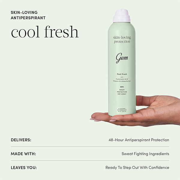 Gem Skin-Loving Deodorant: Cool Fresh 200ml