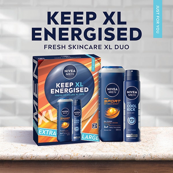 Nivea For Men Energised XL Duo Gift Set