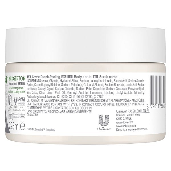 Dove Bridgerton Love & Meadows Body Scrub 225 ml
