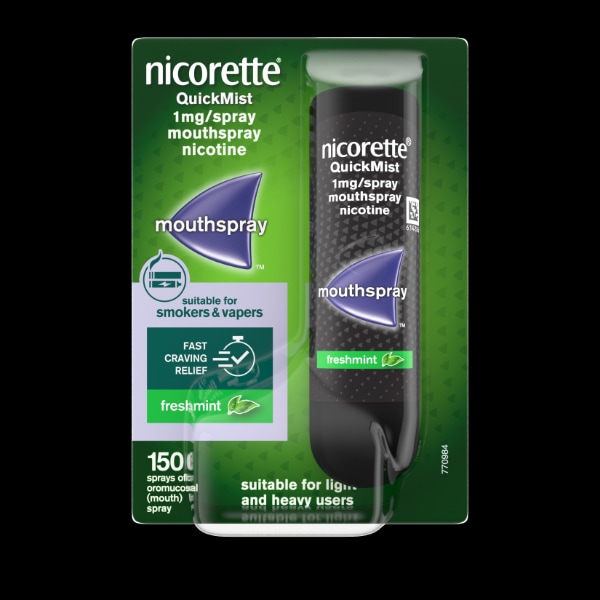 Nicorette QuickMist 1mg Nicotine Mouthspray (Stop Smoking)