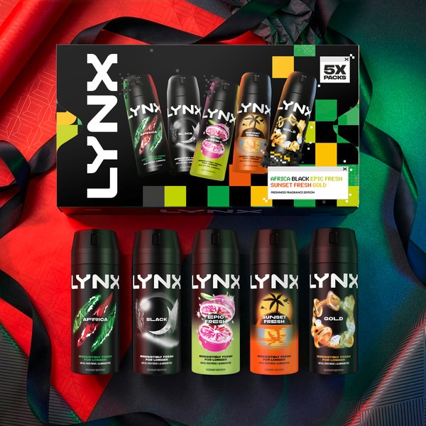 Lynx 5 Body Spray Christmas Gift Set