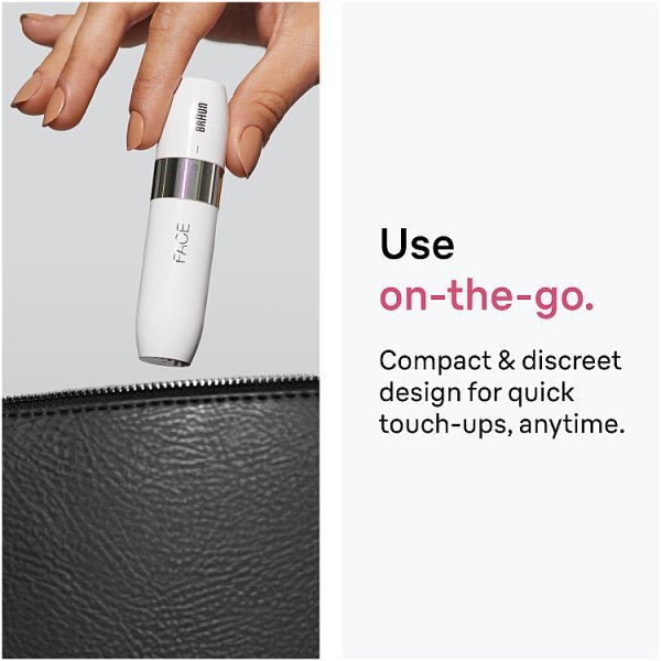 Braun Mini Hair Remover, Face Trimmer, Fs1000, White