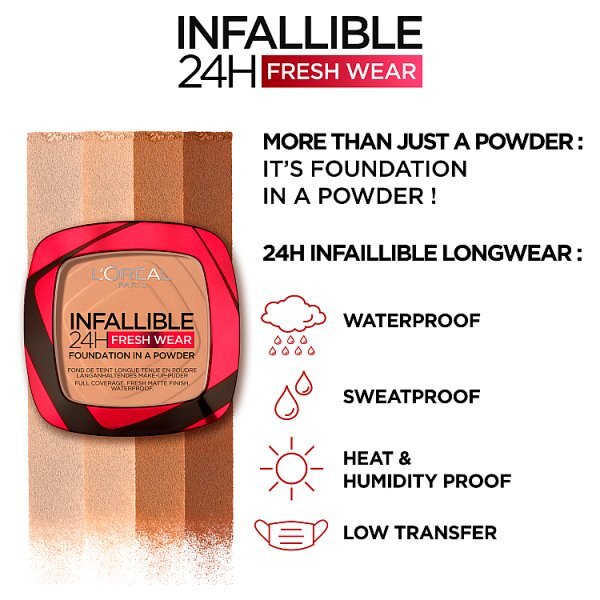 L'Oreal Paris Infallible 24H FreshWear Foundation Powder 300