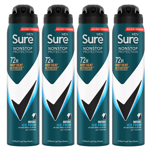 Sure Men Nonstop Invisible Ice Deodorant Bundle