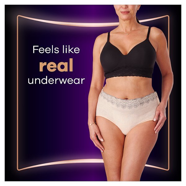 Always&nbsp;Discreet&nbsp;Boutique&nbsp;Beige&nbsp;Incontinence&nbsp;Pants&nbsp;x8