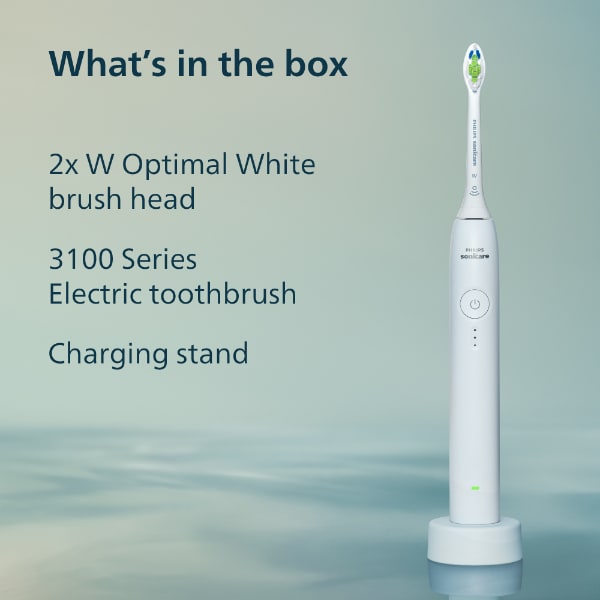Philips Sonicare Series 3000 White + Extra brush head
