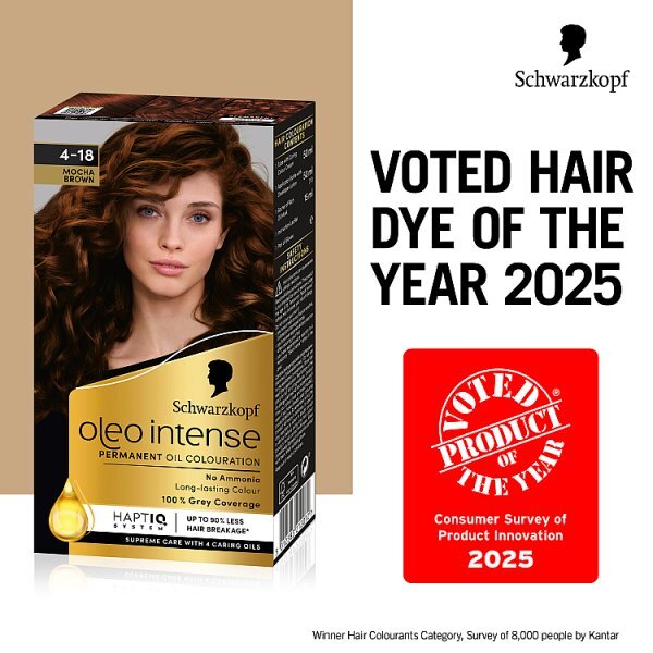 Schwarzkopf Oleo Intense Mocha Brown Permanent Hair Dye