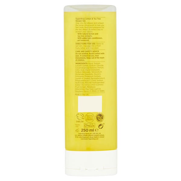 Fruity Lemon & Tea Tree Shower Gel 250ml