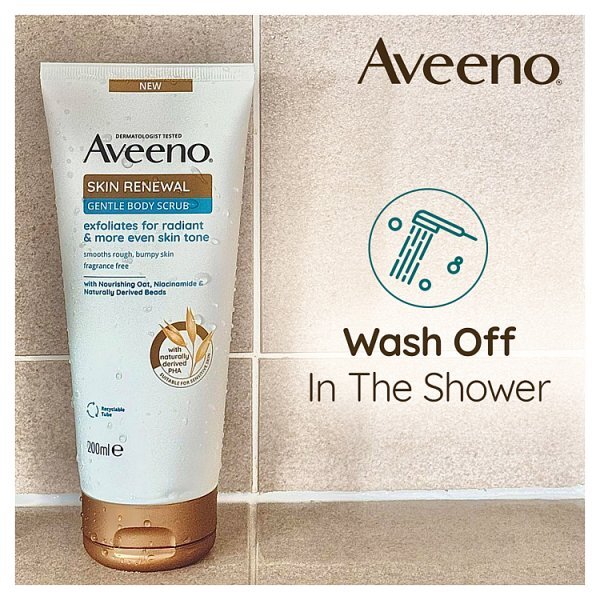 Aveeno Skin Renewal Gentle Body Scrub 200Ml