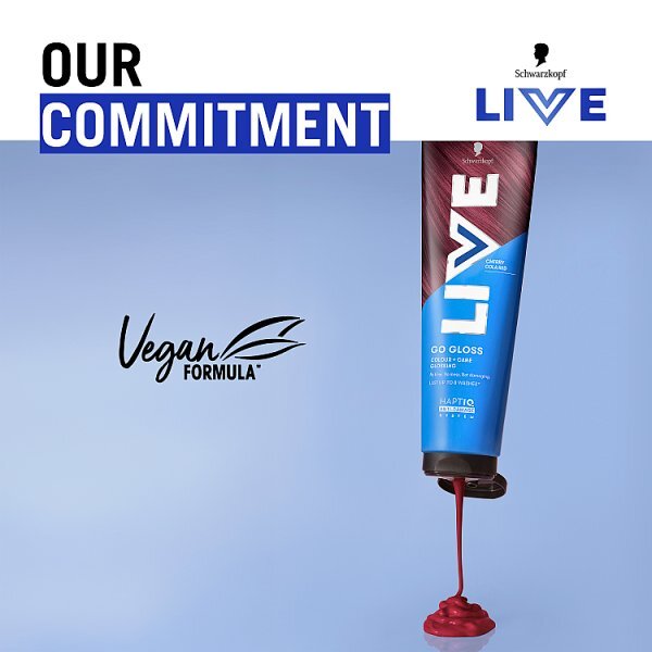 Schwarzkopf LIVE Cherry Cola Red Colour & Shine Hair Gloss