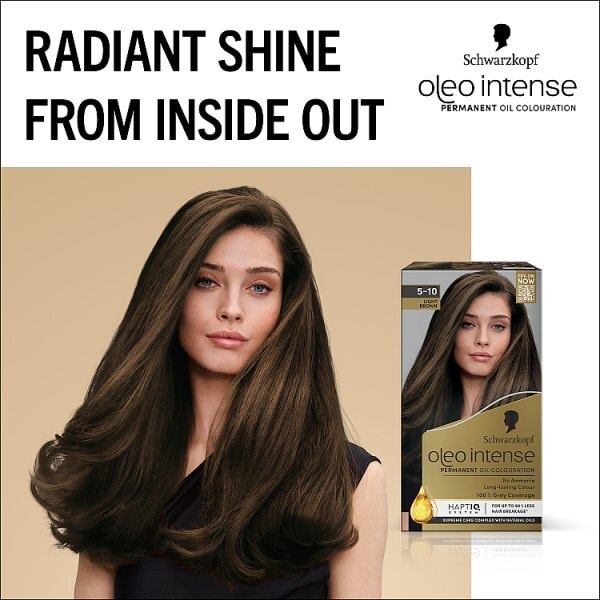 Schwarzkopf Oleo Intense 5-10 Light Brown Hair Dye