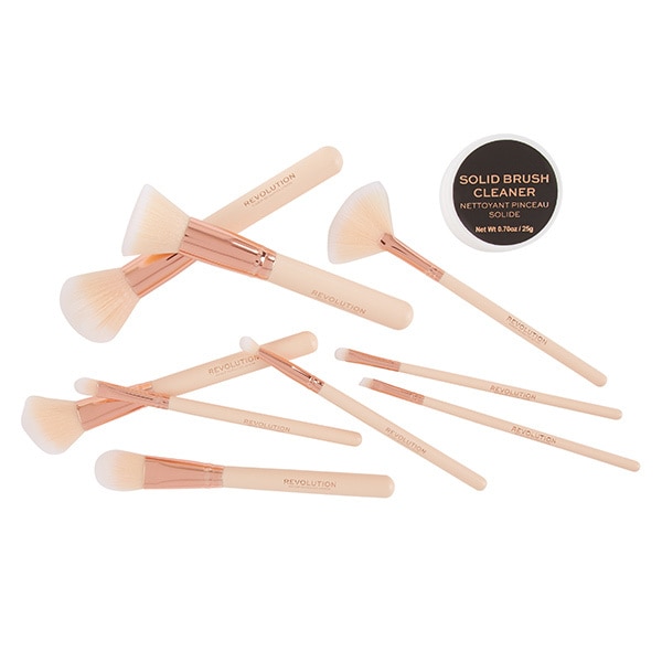 DNR Revolution Ultimate 10 piece Makeup Brush Gift Set