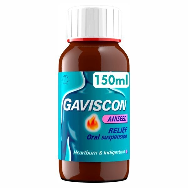 Gaviscon Liquid Heartburn & Indigestion Aniseed 150ml