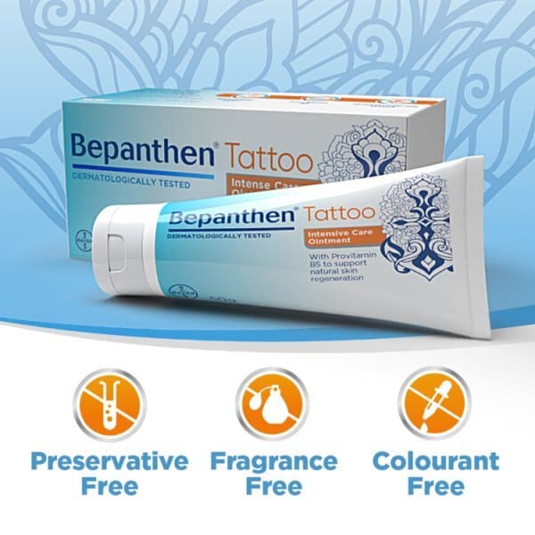 Bepanthen Tattoo Care Ointment with Provitamin B5 50g