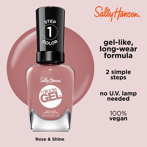 Sally Hansen Miracle Gel Nail Polish - Rose & Shine