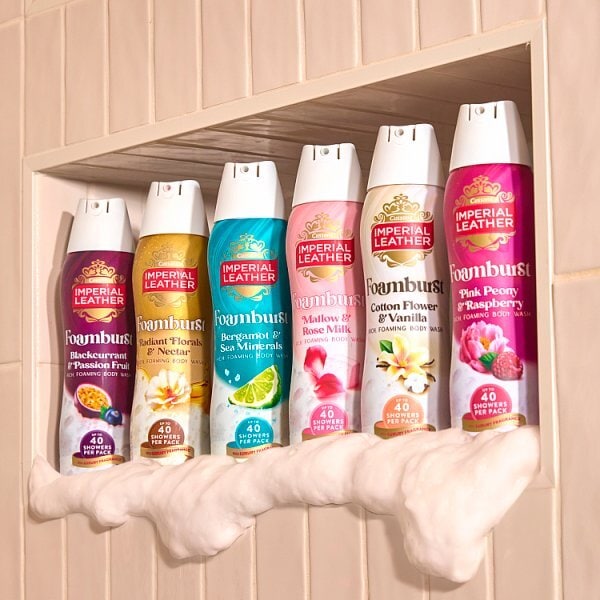 Imperial Leather Pampering Foamburst Shower Body Wash 200ml
