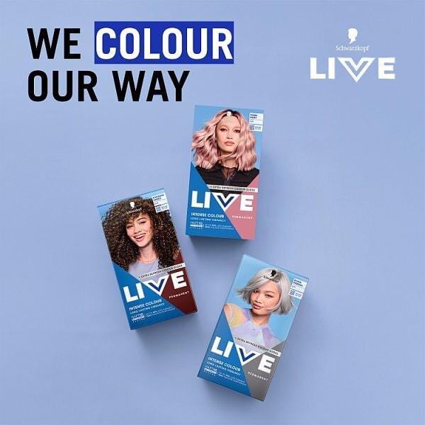 Schwarzkopf LIVE 109 Cool Rose Permanent Hair Dye